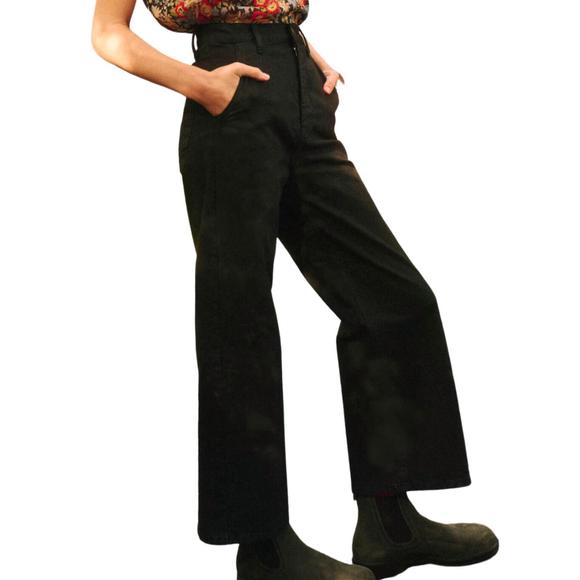 NEW THE GREAT. the painter pant in black - Picture 3 of 4